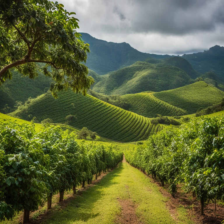 Coffee plantation in Minas Gerais, Brazil