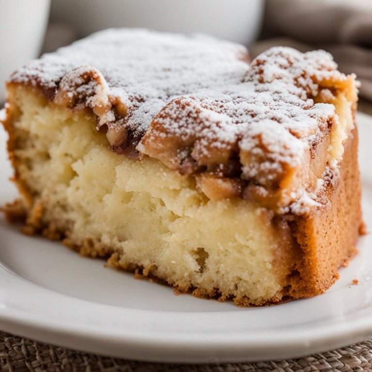 imagem de um delicioso bolo de café